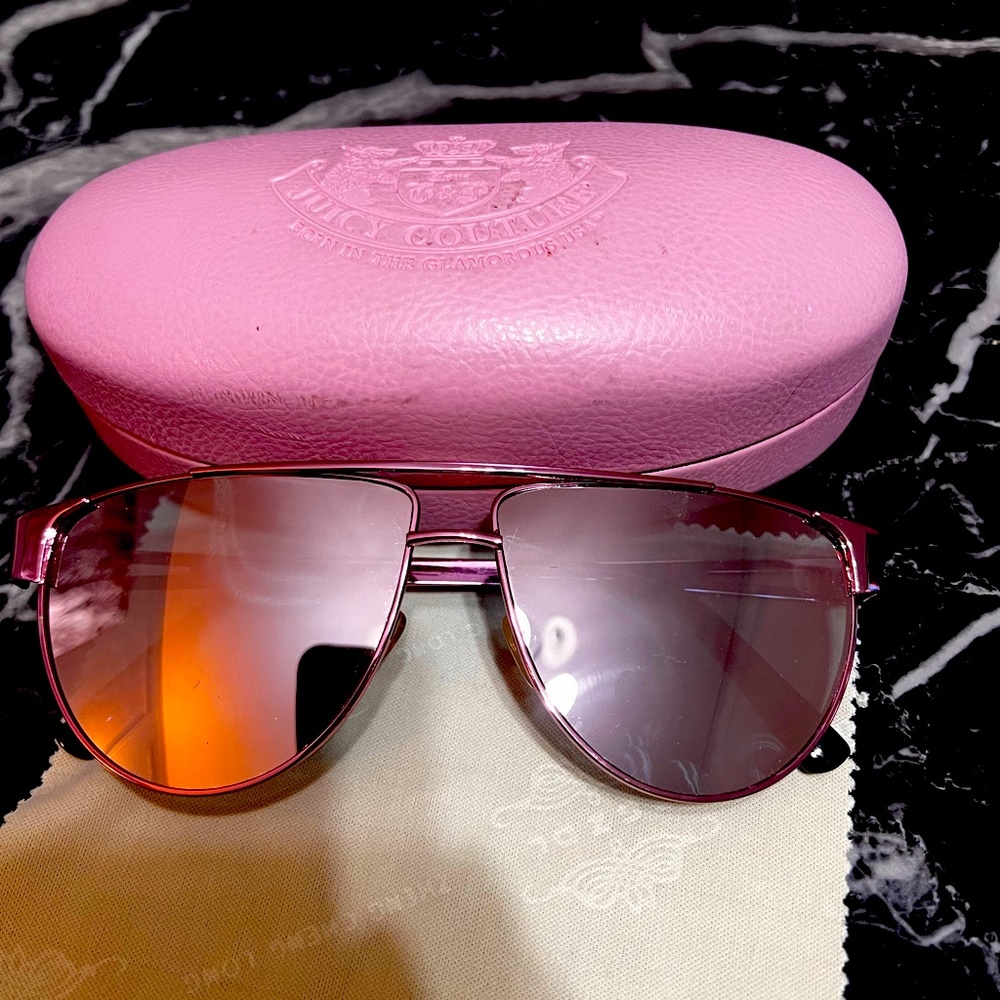 Vintage sunglasses pink gold